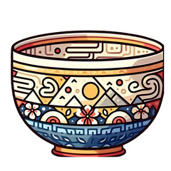 Cartoon Style Bowl PNG &ndash; Perfect for Food and Kitchen Illustrations