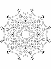 flower and mandala new design