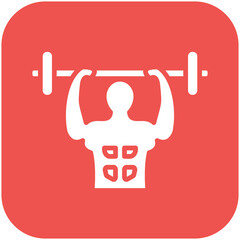 Obraz premium Weight Lifting Icon