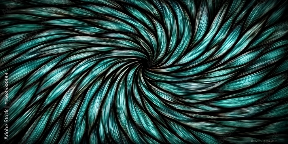 Poster abstract teal swirling lines background texture design art