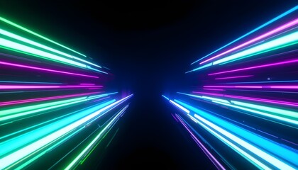Neon Flux: Electric Color Streams