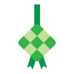  ketupat vector illustration symbol icon eid mubarak