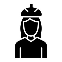 Builder Female Icon