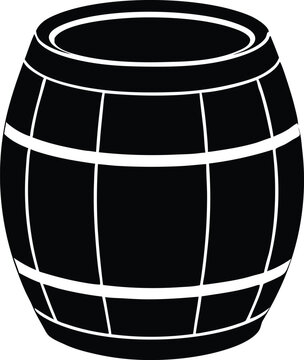 recommend clip art: Barrel black simple  silhouette  vector,Barrel clipart