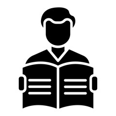 Reader Male Icon
