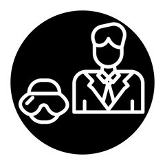 Diving Instructor Icon