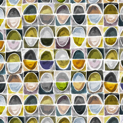 seamless pattern with circles