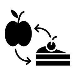 Food Substitution Icon