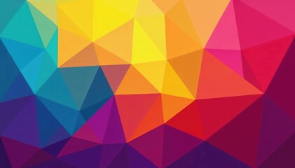 Obraz premium Geometric abstract shapes, vibrant color blocks, trendy, minimal, interior