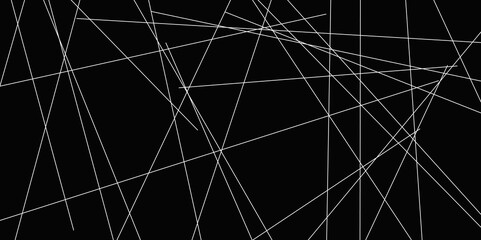Abstract line background. abstract white lines with black background creative and geometric shape with black luxury pattern and paper texture design in illustration with white line background.