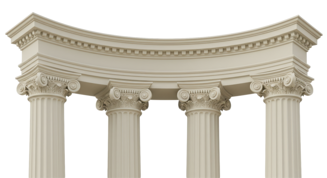 Isolated Architectural Columns