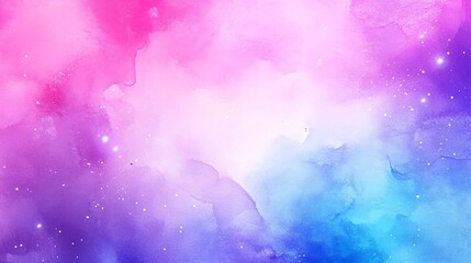 Vibrant abstract galaxy-inspired watercolor background artistic view dreamy environment