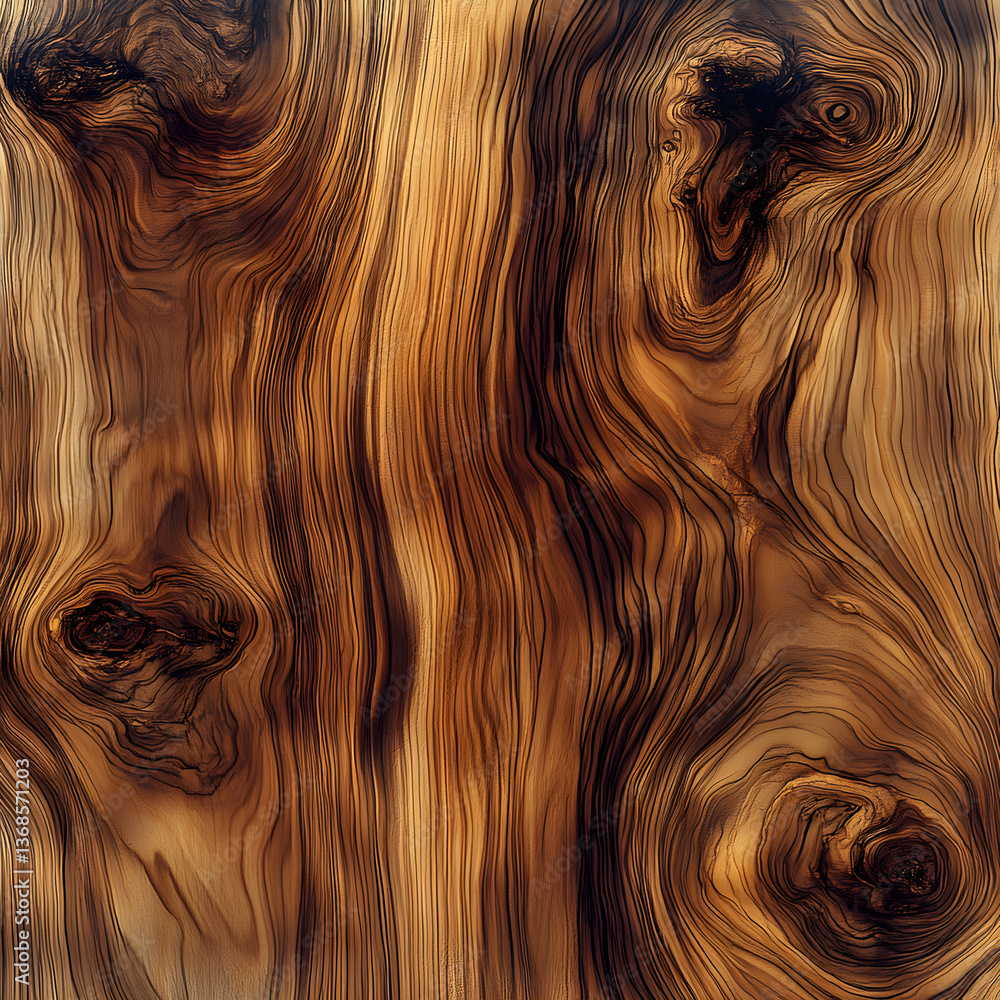 Aufkleber dark wood grain texture creating stunning visual patterns