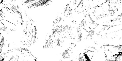 Distressed black texture. Dark grainy texture on white background. Rusted white effect. Grunge design elements. Vector illustration.