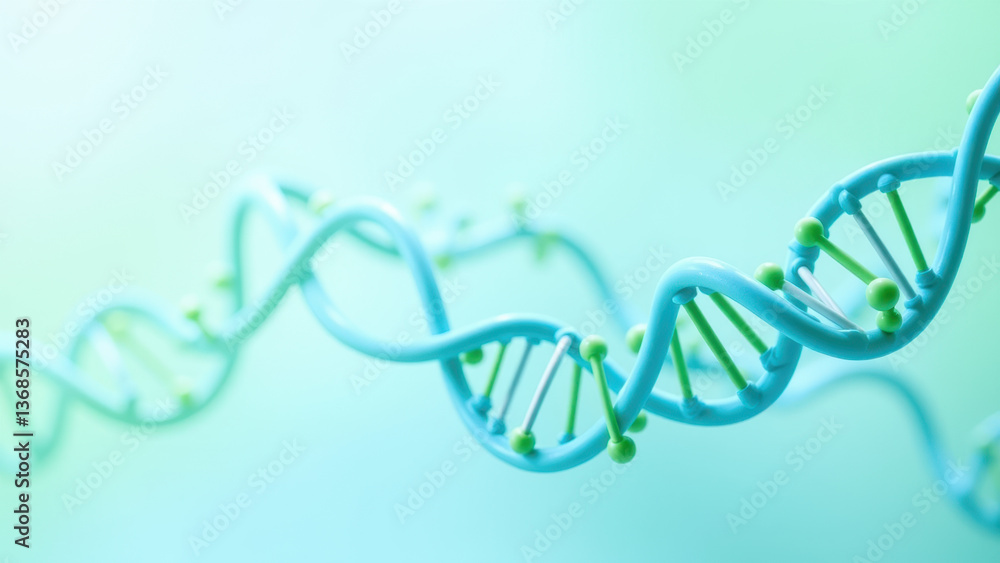 Poster 3d rendering of nicotinamide adenine dinucleotide molecule structure with a transparent background.