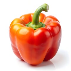 Fresh bell pepper on white background