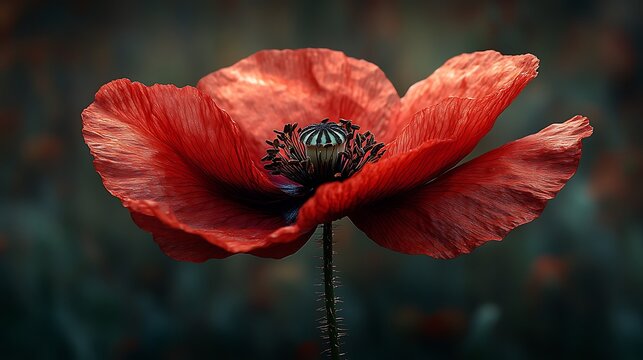red poppy flower