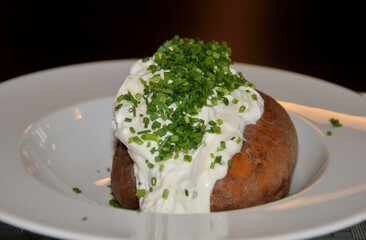 Ofenkartoffel mit Quark