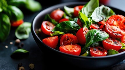 Fresh Tomato and Basil Salad