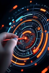 Hand Drawing Tech Circles