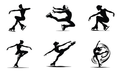 Obraz premium Grace on Ice: The Art and Power of Skating