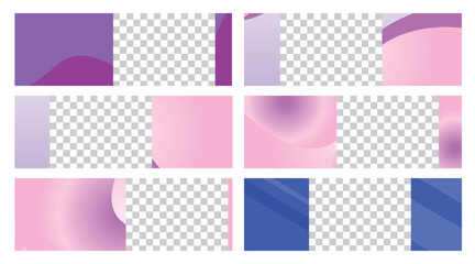 Abstract Backgrounds in Pastel Colors