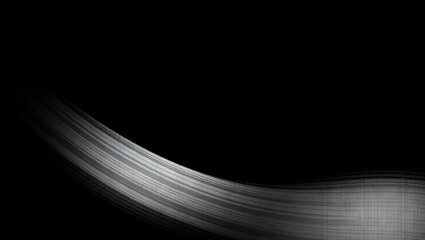 Abstract Monochromatic Artwork with Textured Sweeping Lines and Gradient Shading