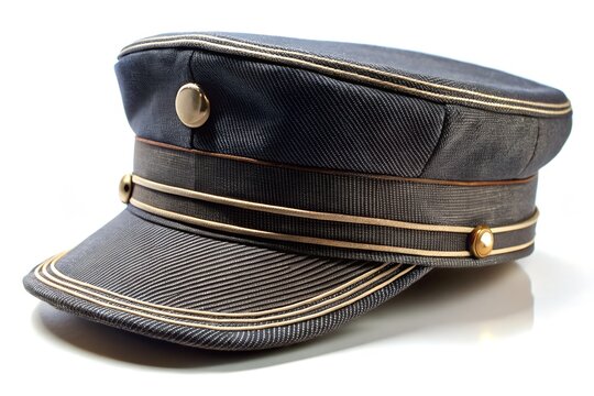 Classic Railroad Engineer&rsquo;s Cap - Vintage Railway Worker Hat