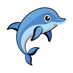 Fototapeta premium 🐬 Dolphin Coloring Book Pages 🎨 | Fun & Creative Designs for Kids