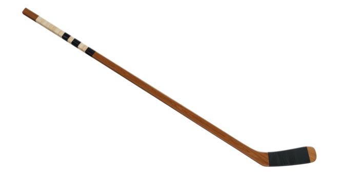Isolated Hockey Stick