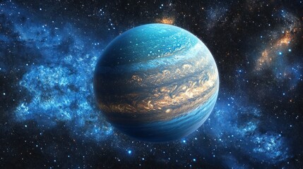 A rogue planet drifting alone in deep space --ar 16:9 --v 6.1 Job ID: 0973aec7-294c-4d36-b1a2-21b7e0d344f8