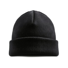 Black Knitted Beanie