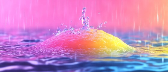 Rainbow Rain Splash.