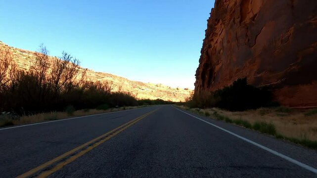 Utah Driving 1015 Potash Road Moab
