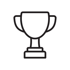 Trophy cup icon, winner cup, victory cup icon.