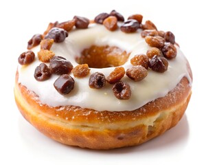 donut, food, snack, cake, baked