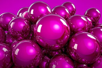 Obraz premium This piece features reflective surfaces that enhance the beauty of the pink tones.