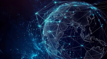 The interrelation of technology and data networks enhances communication worldwide.