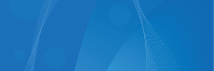 Abstract blue background with flowing lines
