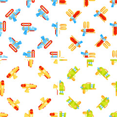 Colorful water guns forming a seamless pattern, ideal for summer backgrounds and playful designs