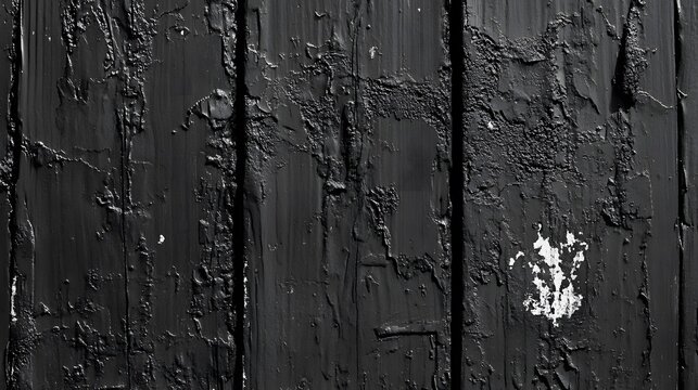 Close-up of Painted Black Wood Fiber Panel in Paris - High-Quality Stock Photo