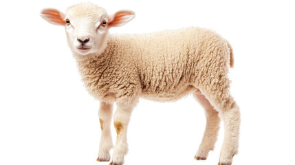 sheep isolated on white background