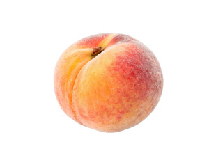 peaches isolated on white background