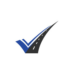 Check mark, Tick mark, Right, Right path logo design