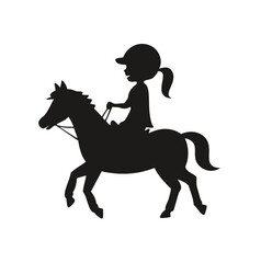 silhouette of a horse