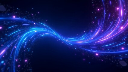 Abstract vibrant dynamic background. Generative Ai.