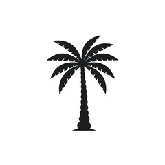 Obraz premium silhouette of palm tree