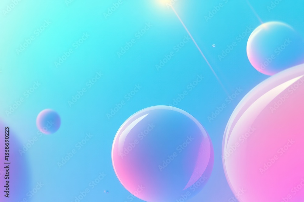 Poster a futuristic blue gradient background with varying intensities of blue, blending seamlessly to evoke
