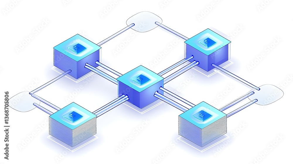Poster interconnected network of data centers