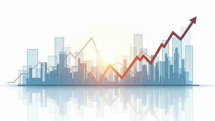 Flat Double exposure graphic concept stock market forex trading graph chart concept as Double exposure graphic combining stock market and forex trading graphs and charts in  Simple flat cute vector il
